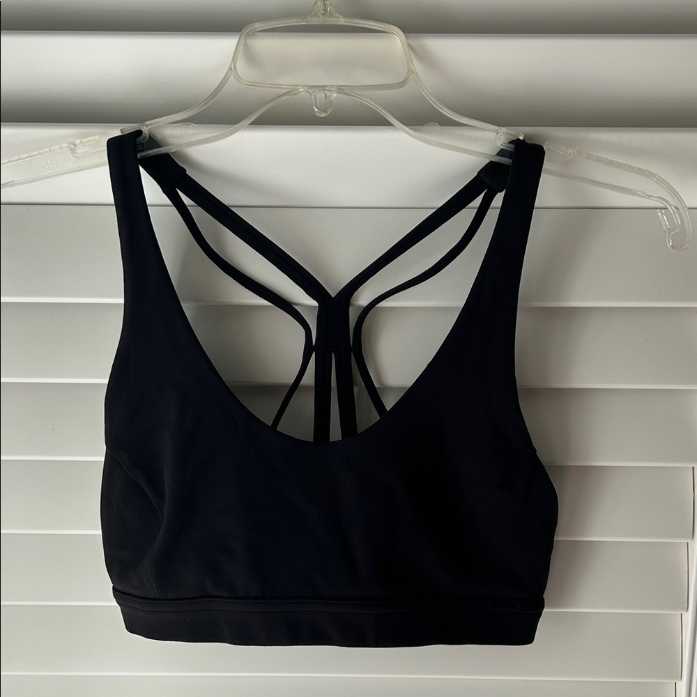Lululemon Black Strappy Sports Bra